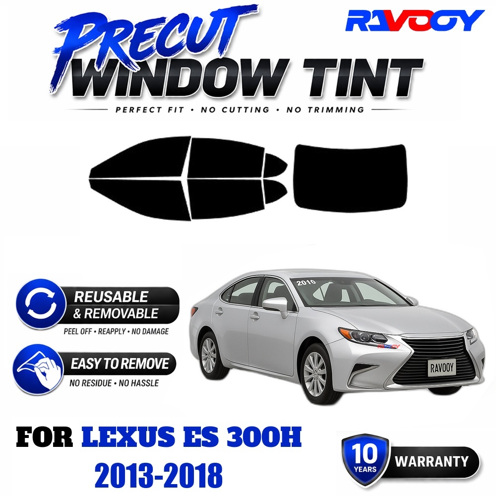 RAVOOY Precut Window Tint, Reu - Air Bubble Remover review and price
