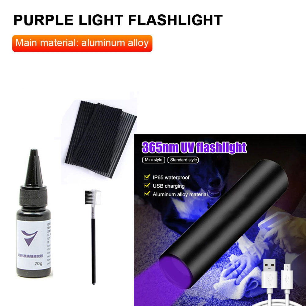 UV Light Hair Extension Glue   - Liquid Uv Glue Kit review and price